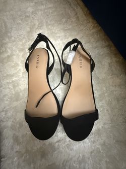 Torrid black heels size 10.5