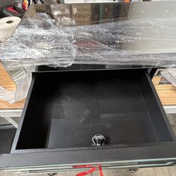 Mirrored Vanity Table Diamond Inlay 2 Drawer Silver Drawer 2 Drawers Bedroom Luxury, Modern Mirrored Finish Mirrored Maf Glass, Mirror