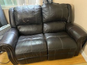 Leather sofa