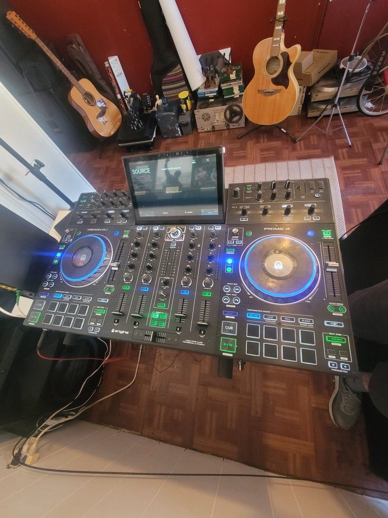 Denon Prime 4 Stand Alone DJ Controller With Touch Screen