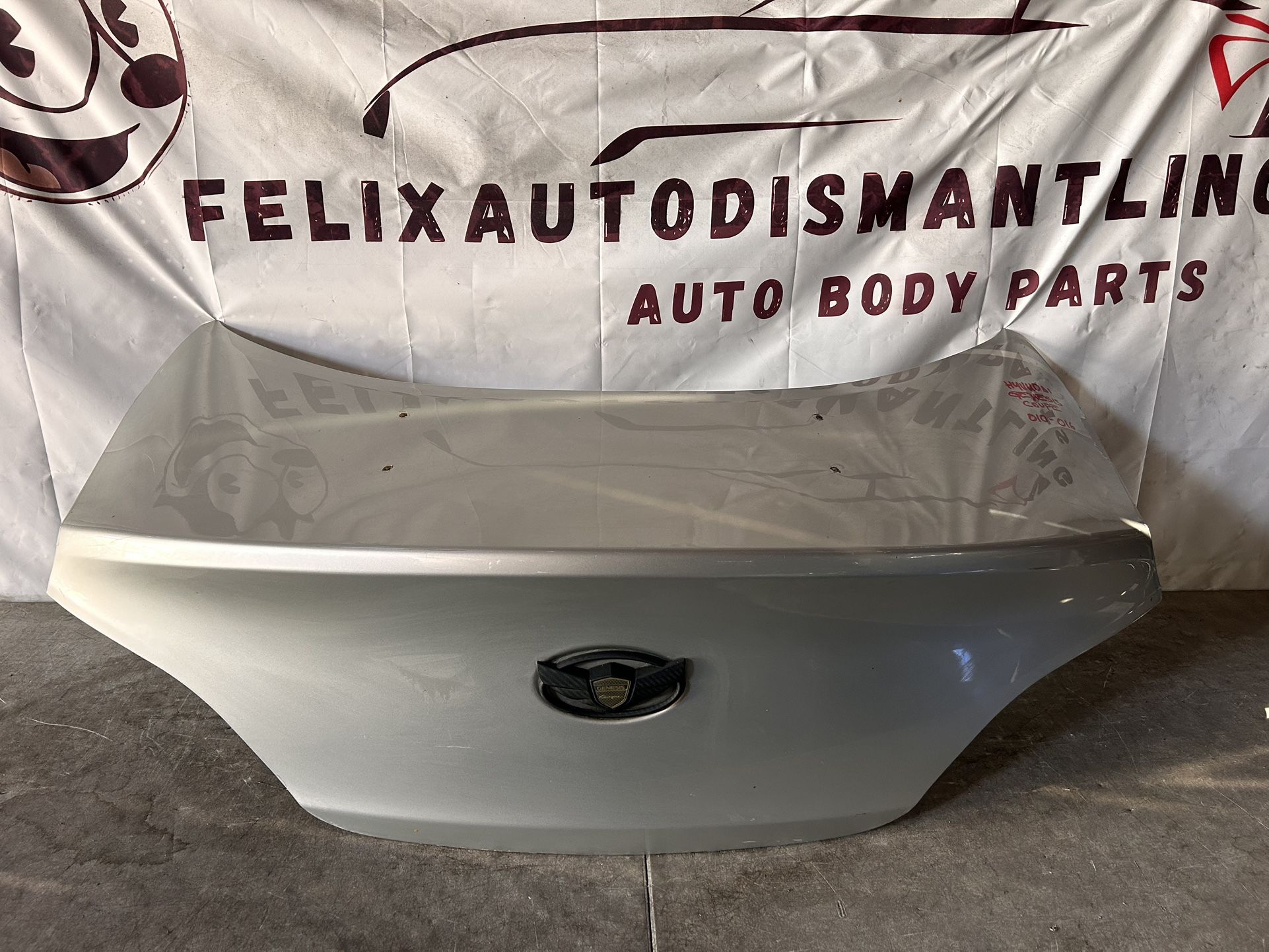 2010-2016 GENESIS COUPE REAR TRUNK LID SHELL OEM 2011-2012-2013-2014-2015