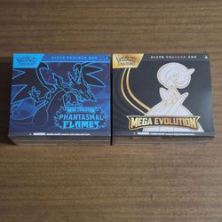 Pokemon Cards Mega Evolution(Mega Gardevoir) and Phantasmal Flames Elite Trainer Box