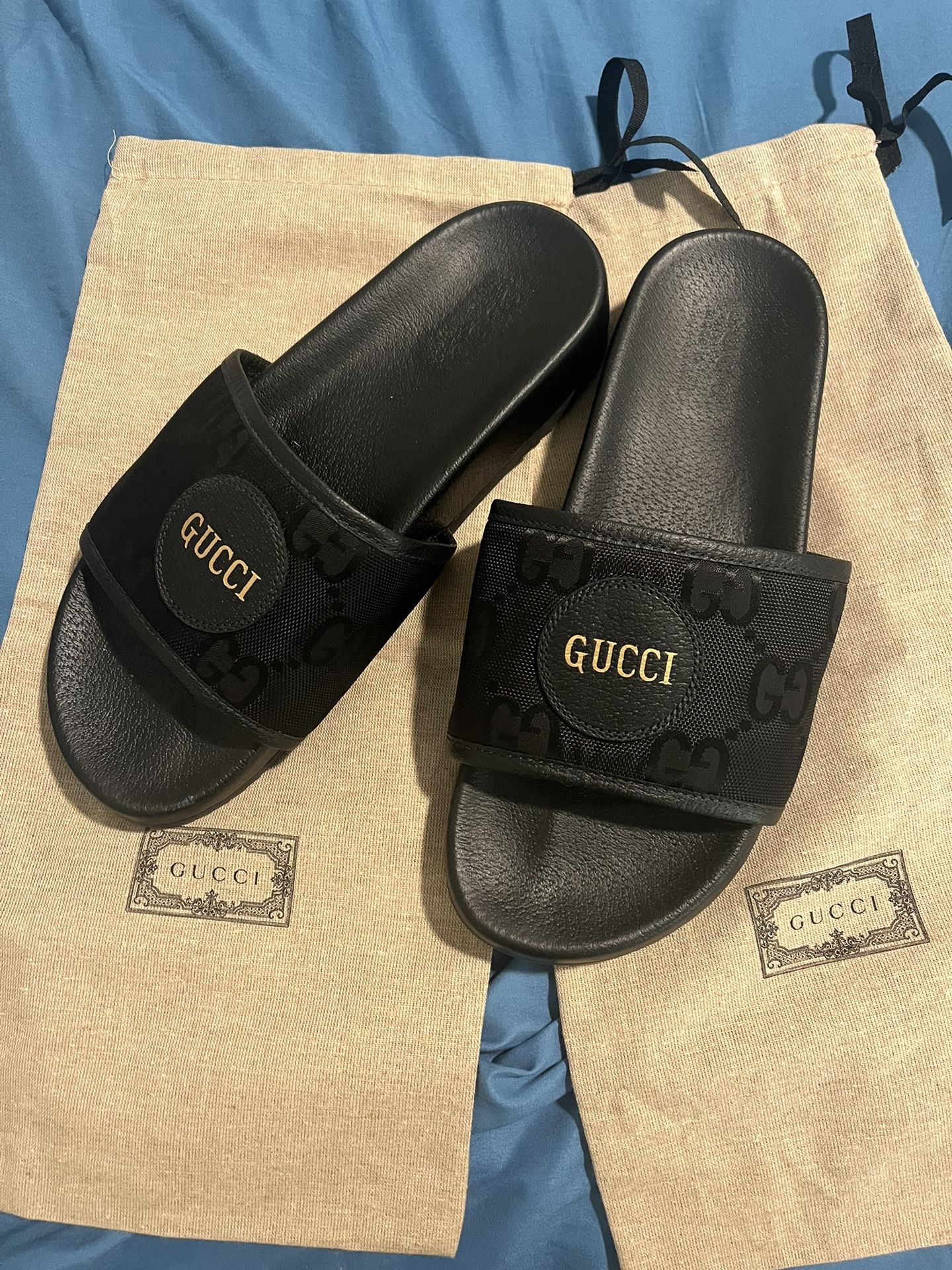 Gucci Slides Authentic Mens Size 8