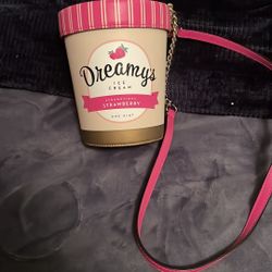 Kate Spade Dreamys Ice Cream Pint Bag - Collectible Novelty Bag 