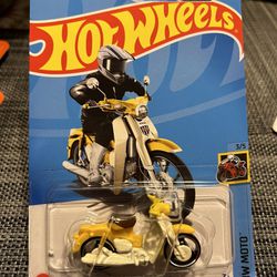 2023 Hot Wheels #87 HW Moto Honda Super Cub Yellow
