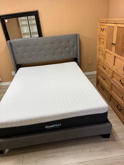 Queen Size Mattress and Bed Frame