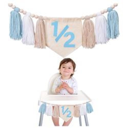 1/2 Birthday High Chair Banner