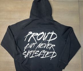Alphalete “Proud But Never Satisfied” Black Hoodie