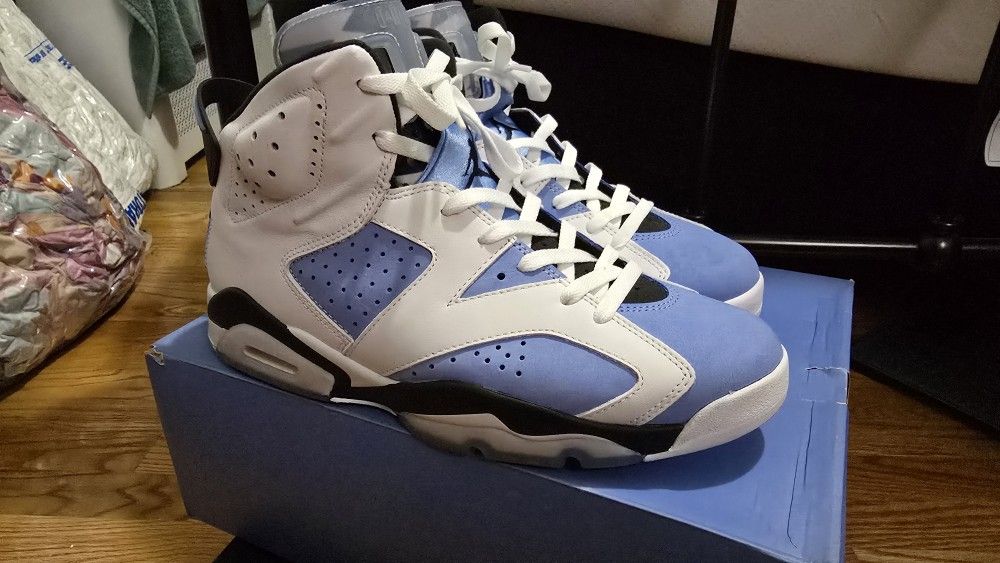 Air Jordan 6 Unc Blue