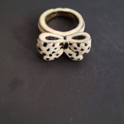 Polka dot Bow Ring 