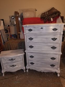 Chest and nightstand
