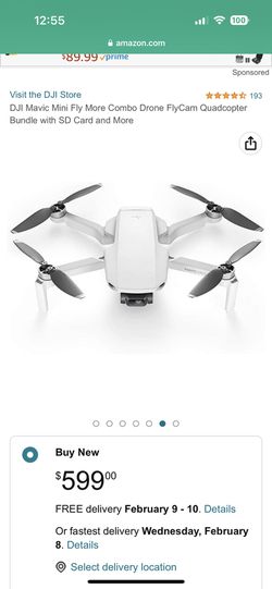  DJI Mavic Mini Fly More Combo Drone FlyCam Quadcopter