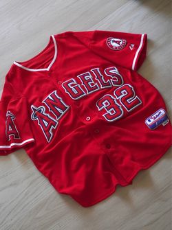 Vintage Los Angeles Angels Josh Hamilton #32 MLB Baseball Jersey – Red