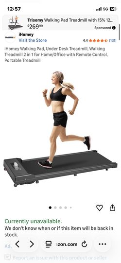 I homey 2 In 1 Under Desk Treadmill