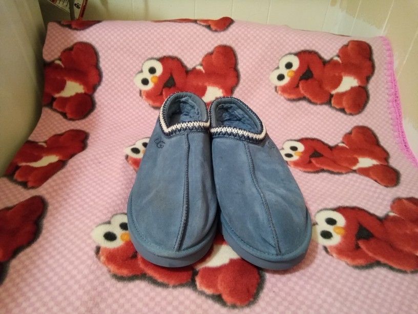 Mens Blue Ugg Slipers Size 13