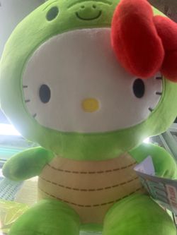 hello kitty turtle plush toy