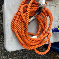 fall arrest ropes 50’ (3 available) 