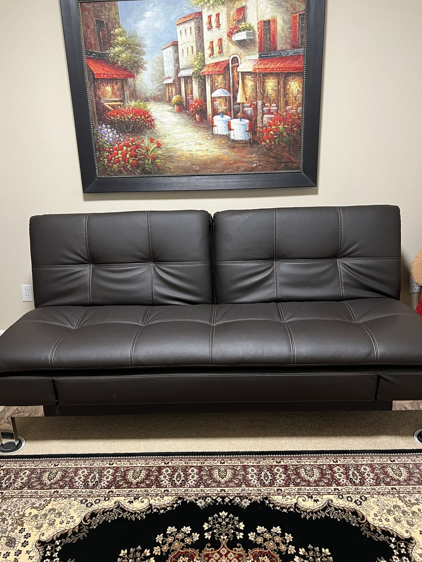Espresso Brown Couch