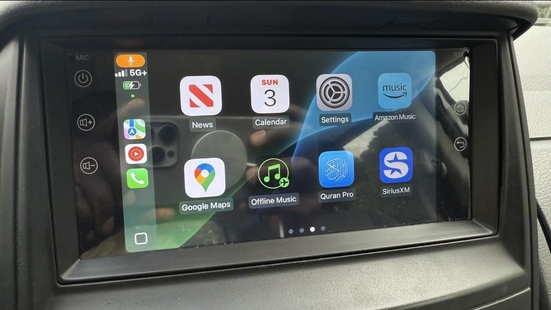 Double Din Car Stereo Radio, GPS Navigation, Head Unit 7 inch Touch Screen Android 14, Wireless Carplay Android Auto-/FM/SWC/WiFi/Bluetooth/Camera