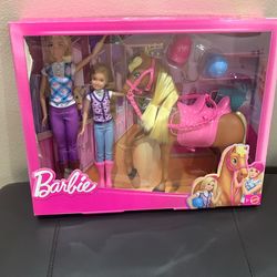 Barbie Horse And Doll Set