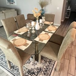 Dining Room Set Glass Top