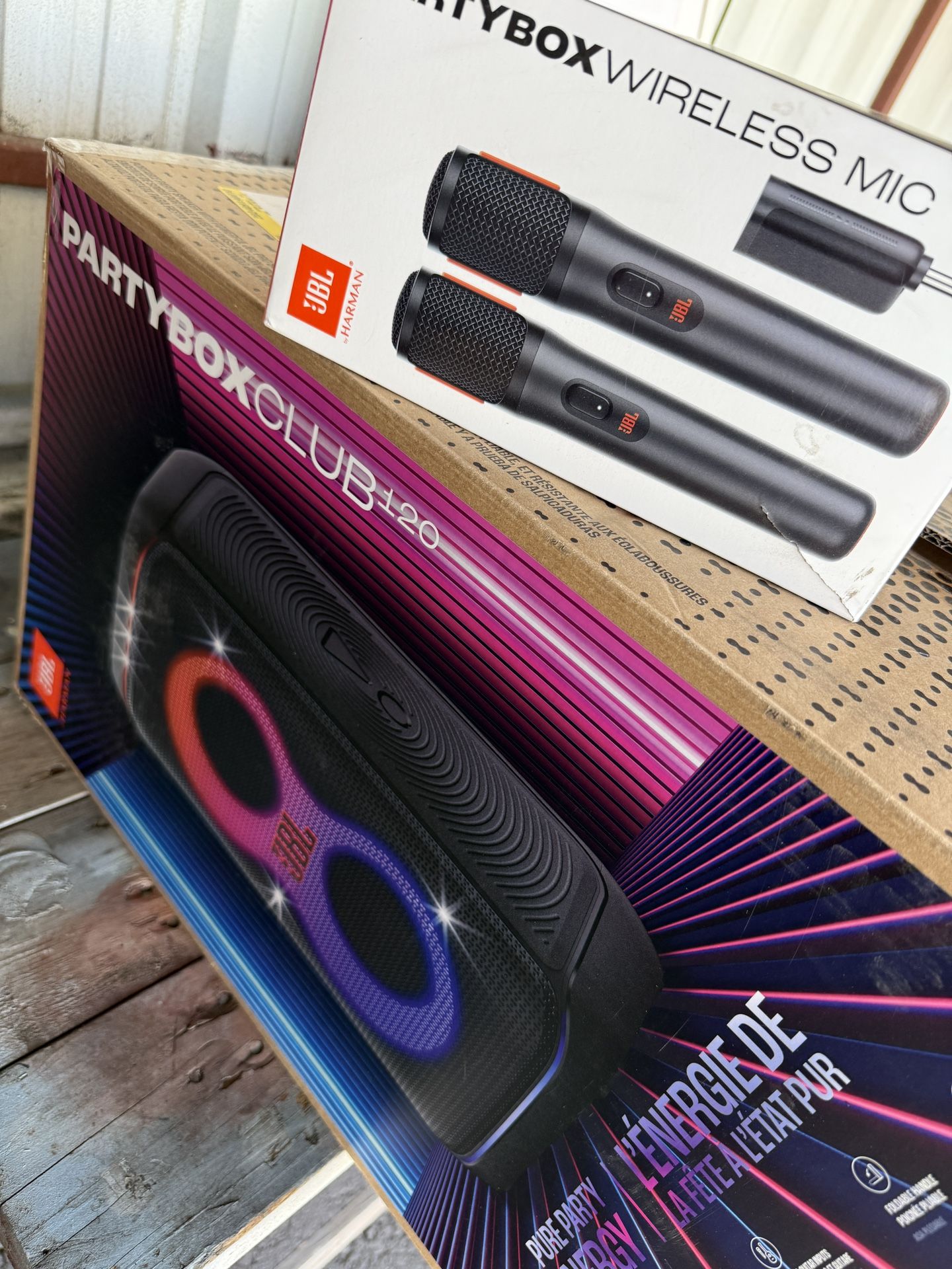 Partybox 120 With Two Wireless MIC 🎤