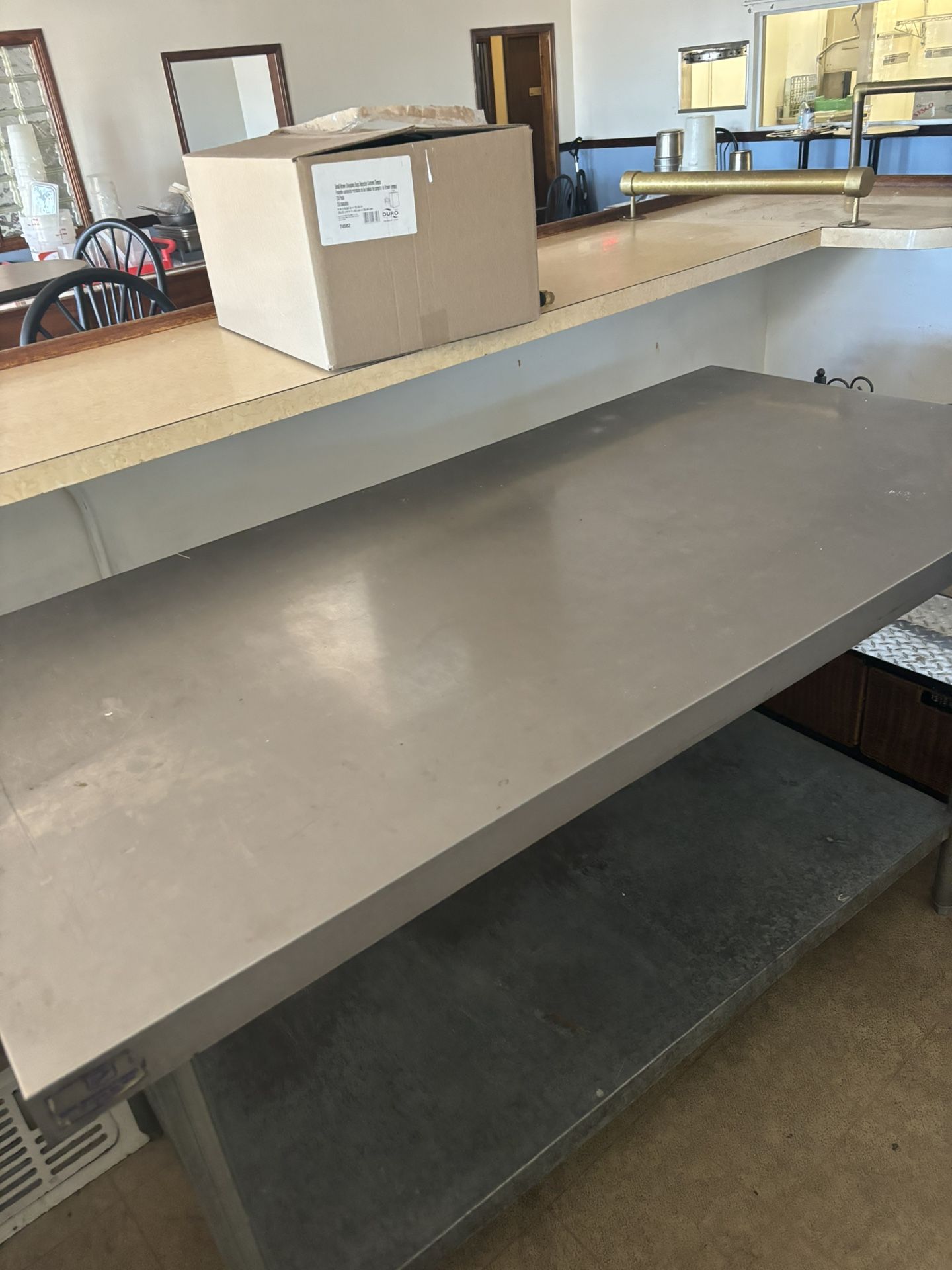 Restaurant Steel Cutting Tables Commercial Grade