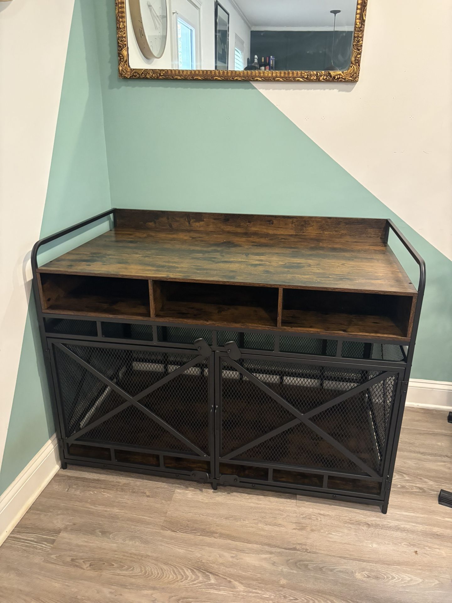Large Dog Crate/Console Table