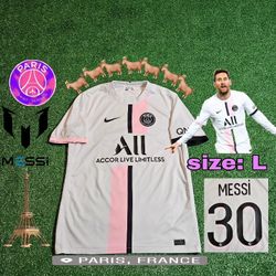 Nike PSG Lionel Messi 21/22 Away Jersey Men's L