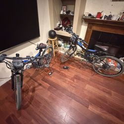 Vivi Electric Bike for Adults 1000W Peak Folding Electric Mountain Bike 26" Commuter Ebike 22MPH Adult Electric Bicycles with Battery, LCD Display, Du