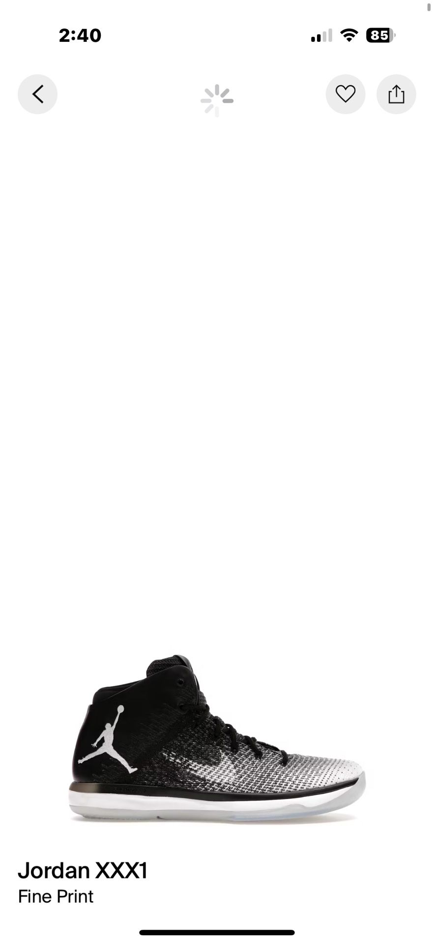 Fine Print Black And White Jordan 31s Air Jordan XXX1 Fine Print