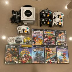 Nintendo GameCube games console controllers