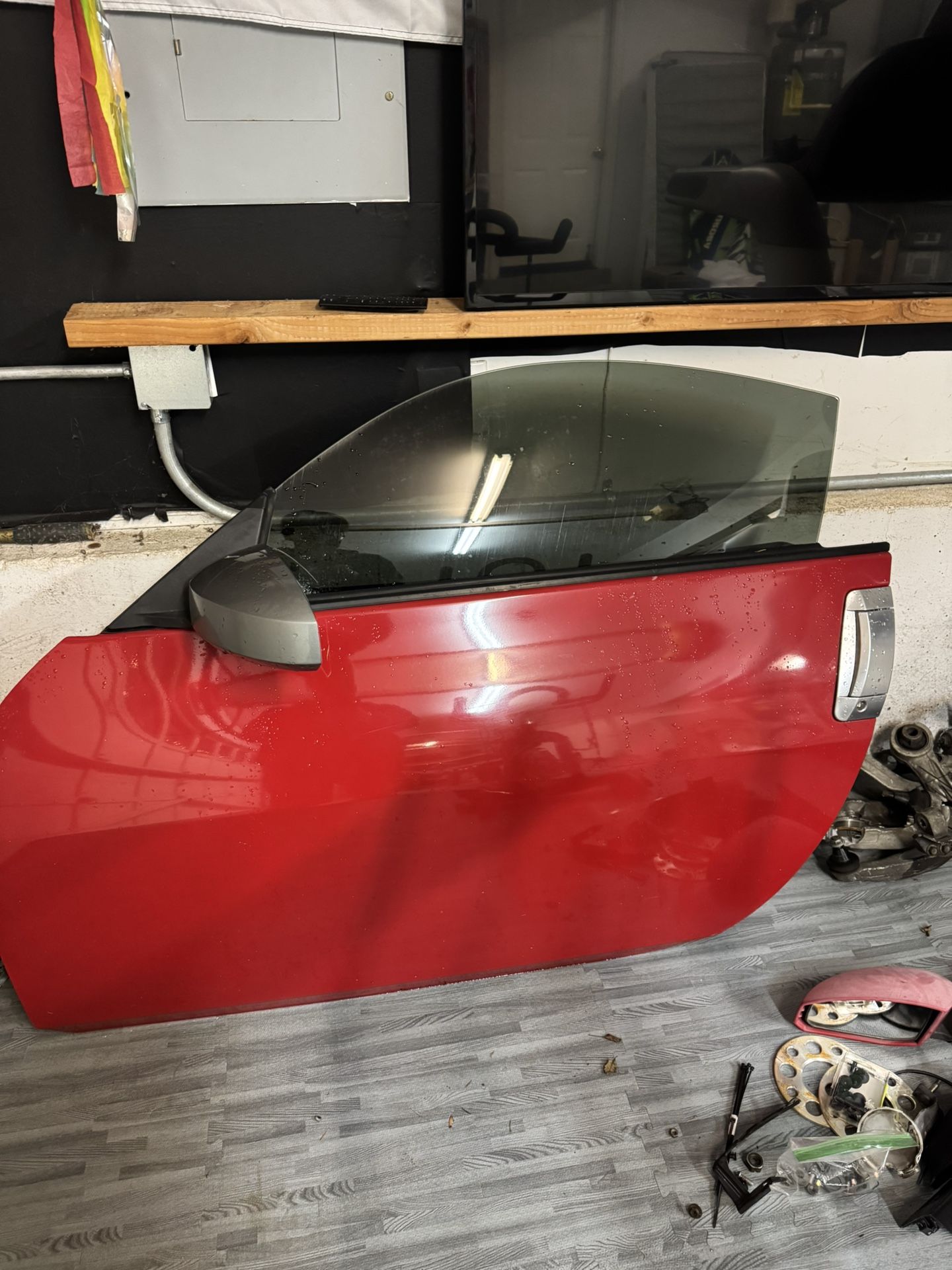 350z Door Driver Side Part Red