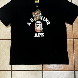 A BATHING APE X BURBERRY T SHIRT 