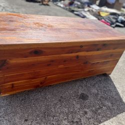 Antique Wooden Trunk