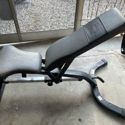 Marcy Adjustable Weight Bench (Gray)