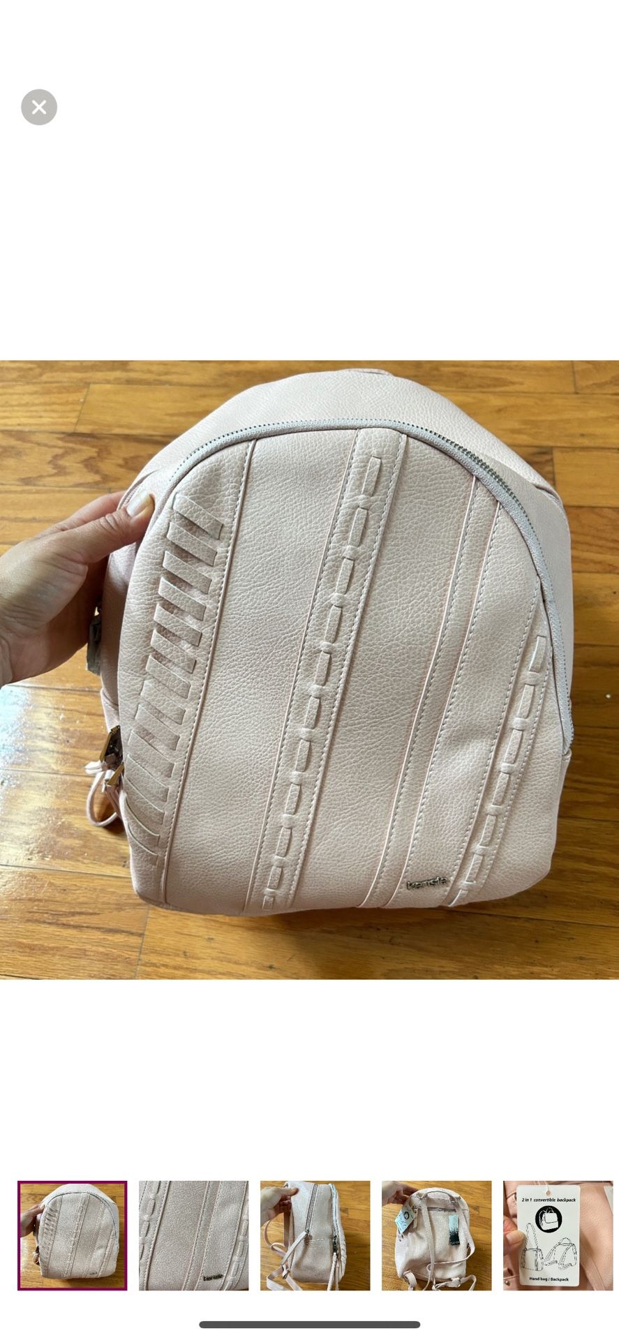 NWT Kensie women 2 in 1 convertible backpack