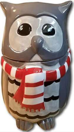 Martha Stewart Ceramic Owl Cookie Jar