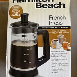 Hamilton Beach French Press (New)