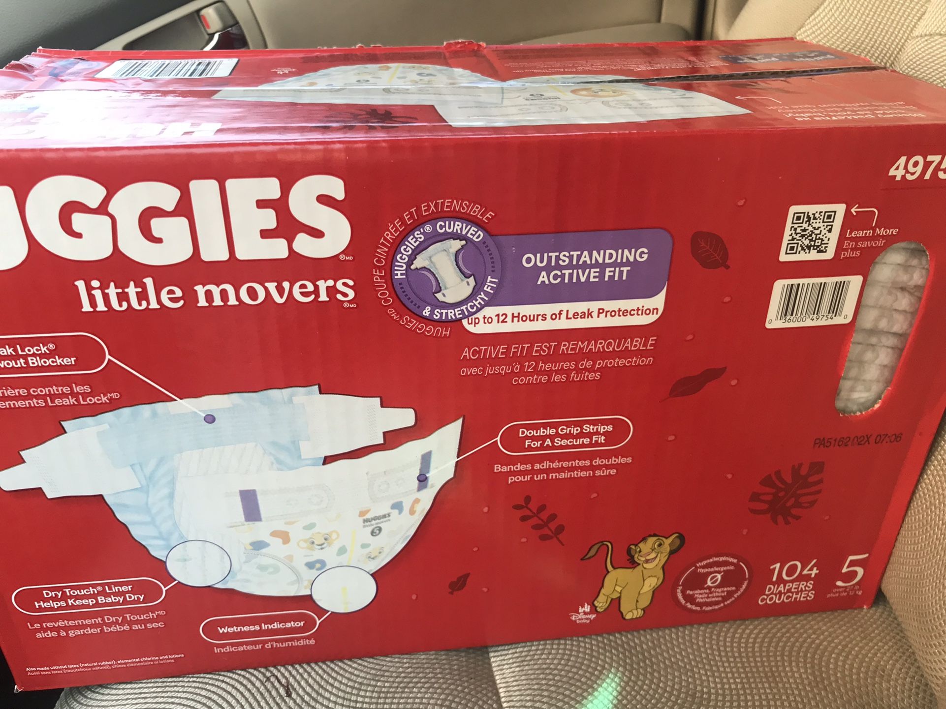 Size 5 Huggies Little Movers