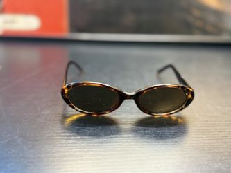 Oval Tortoise Shell Polarized Sunglasses Brown Lens Y2K PL-50708 Frame Only