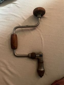 vintage hand brace drill