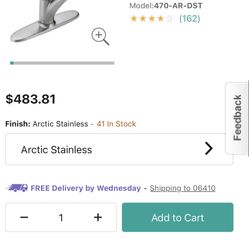 Delta Faucet With Sprayer Exc Cond $100