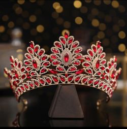 Luxury Crystal Bridal Tiara Baroque Crown Headband Bride Party Rhinestone Diadem Wedding Hair Jewelry Ornaments