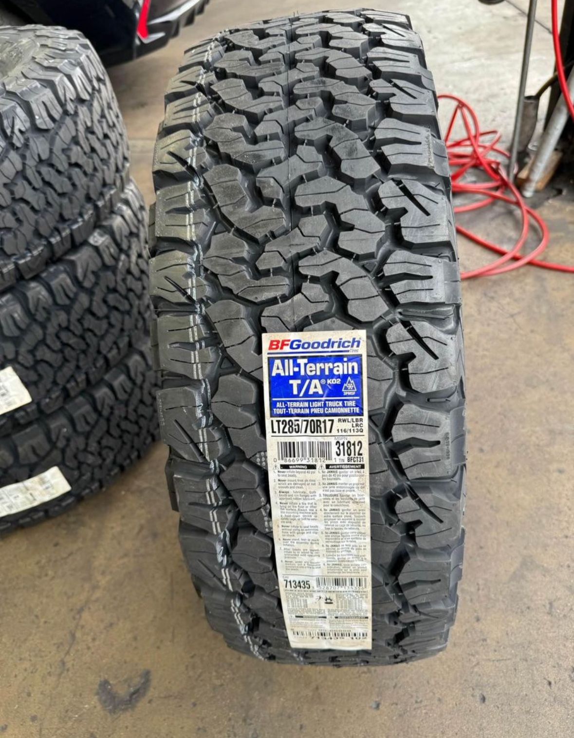 BFGoodrich All-Terrain T/A KO2 4本セット Set Of 4 BFGoodrich All-Terrain T/A KO2 LT 285/70R17 116/113Q C (6