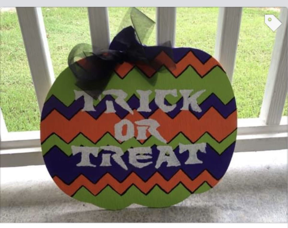 Hand Painted Door Hanger