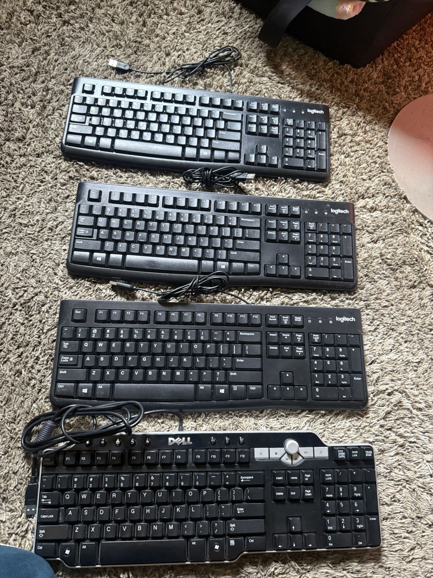 Dell & Logitech Keyboard $15 For All