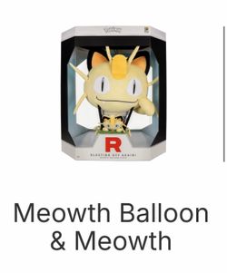 Meowth Jazwares SDCC exclusive plush IN HAND