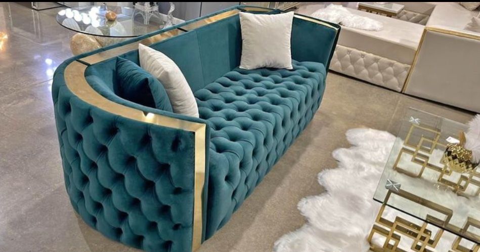 Tufted Sofa Set