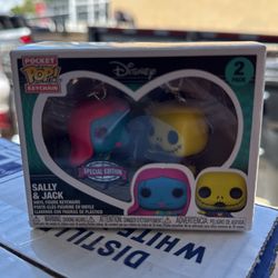 Sally And Jack Pocket Pop Keychain Special Edition